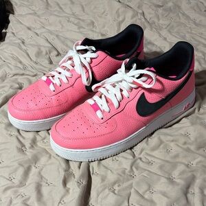Nike Pink and Black Athletic Shoes